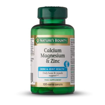 NATURE'S BOUNTY® Calcio Magnesio & Zinc - 100 comprimidos