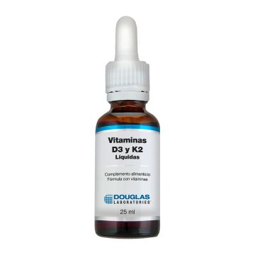 Douglas Laboratories® Vitaminas D3 y K2 líquidas 25 ml