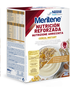 Meritene® Nutrición Reforzada - Cereal Instant - 8 Cereales con Miel - 2 sobres de 300g