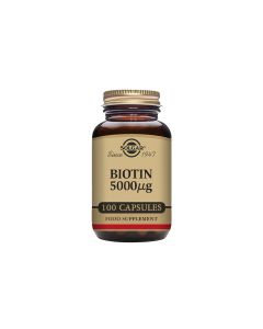 Solgar - Biotina 5000 μg - 100 cápsulas vegetales