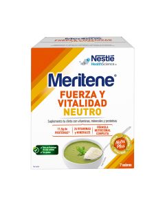 Meritene® Fuerza y Vitalidad Neutro - Formato polvo - 7 sobres