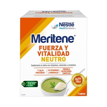 Meritene® Fuerza y Vitalidad Neutro - Formato polvo - 7 sobres