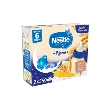 NESTLÉ Leche y Cereales Pijama 2x250ml