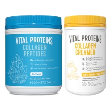 Pack Ahorro Colágeno Vital Proteins Neutro 567g + Vainilla 295g